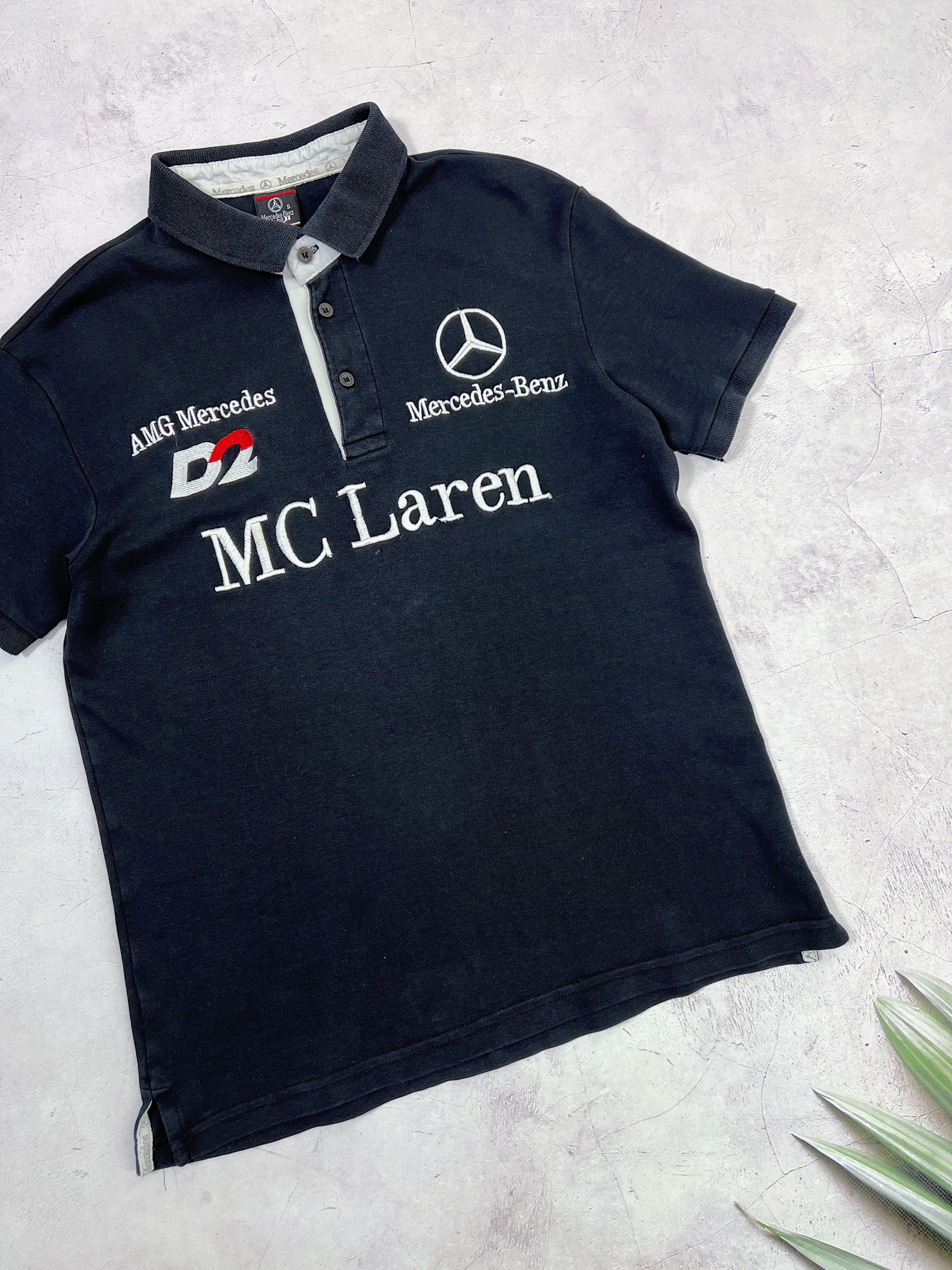 Mercedes-Benz × Vintage Vintage Mercedes Benz T-Shirt Embroided Big Logo Size US S / EU 44-46 / 1 - 4 Thumbnail