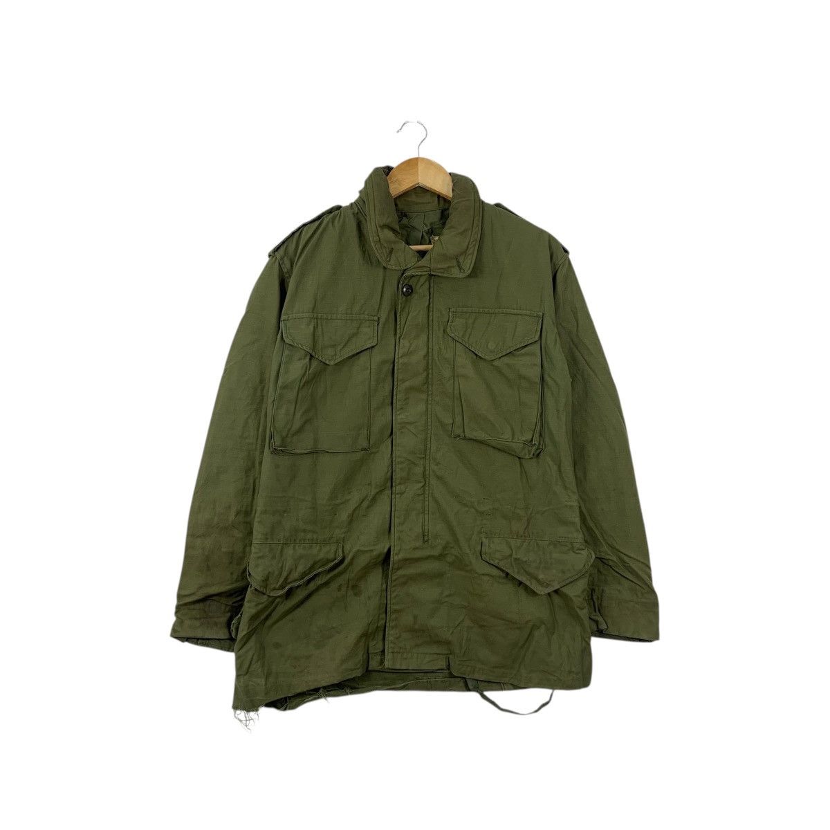 Alpha Industries Vintage ALPHA INDUSTRIES M-65 Field Military Jacket Parka Size US S / EU 44-46 / 1 - 1 Thumbnail