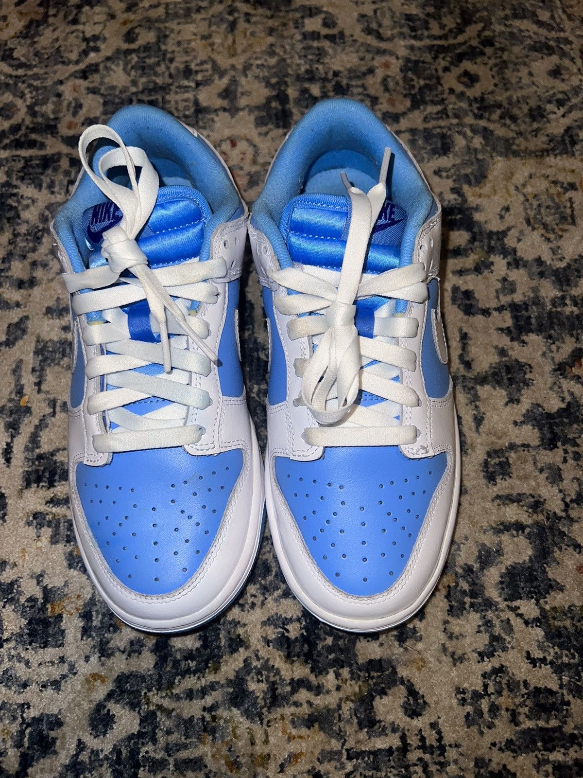 image of Nike Dunk Low Reverse Unc Size 6.5W/5M Shoes in Baby Blue, Men's