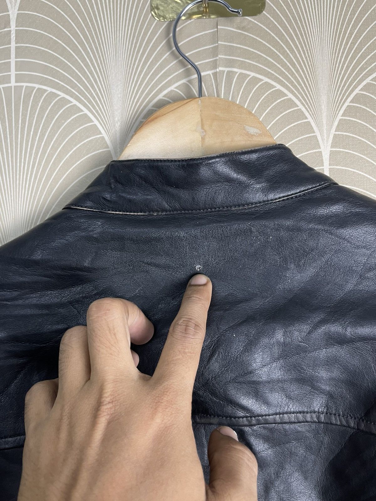 Japanese Brand × Vintage VINTAGE LAFUDGE STORE BOMBER LEATHER JACKET RARE Size US M / EU 48-50 / 2 - 20 Thumbnail