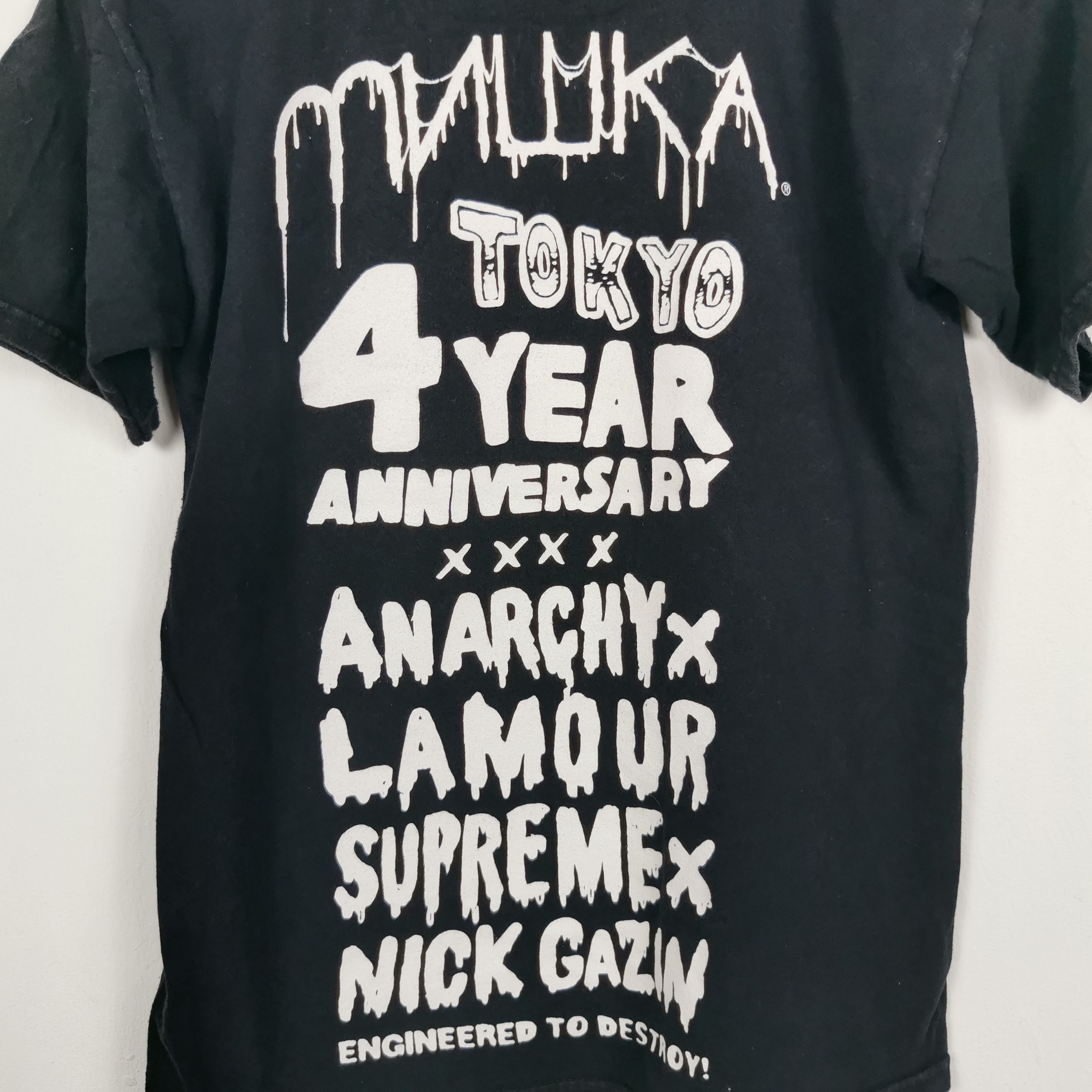 Mishka × Vintage MNWKA Mishka T-Shirt Tokyo Lamour Supreme Anniversary Size US S / EU 44-46 / 1 - 8 Thumbnail