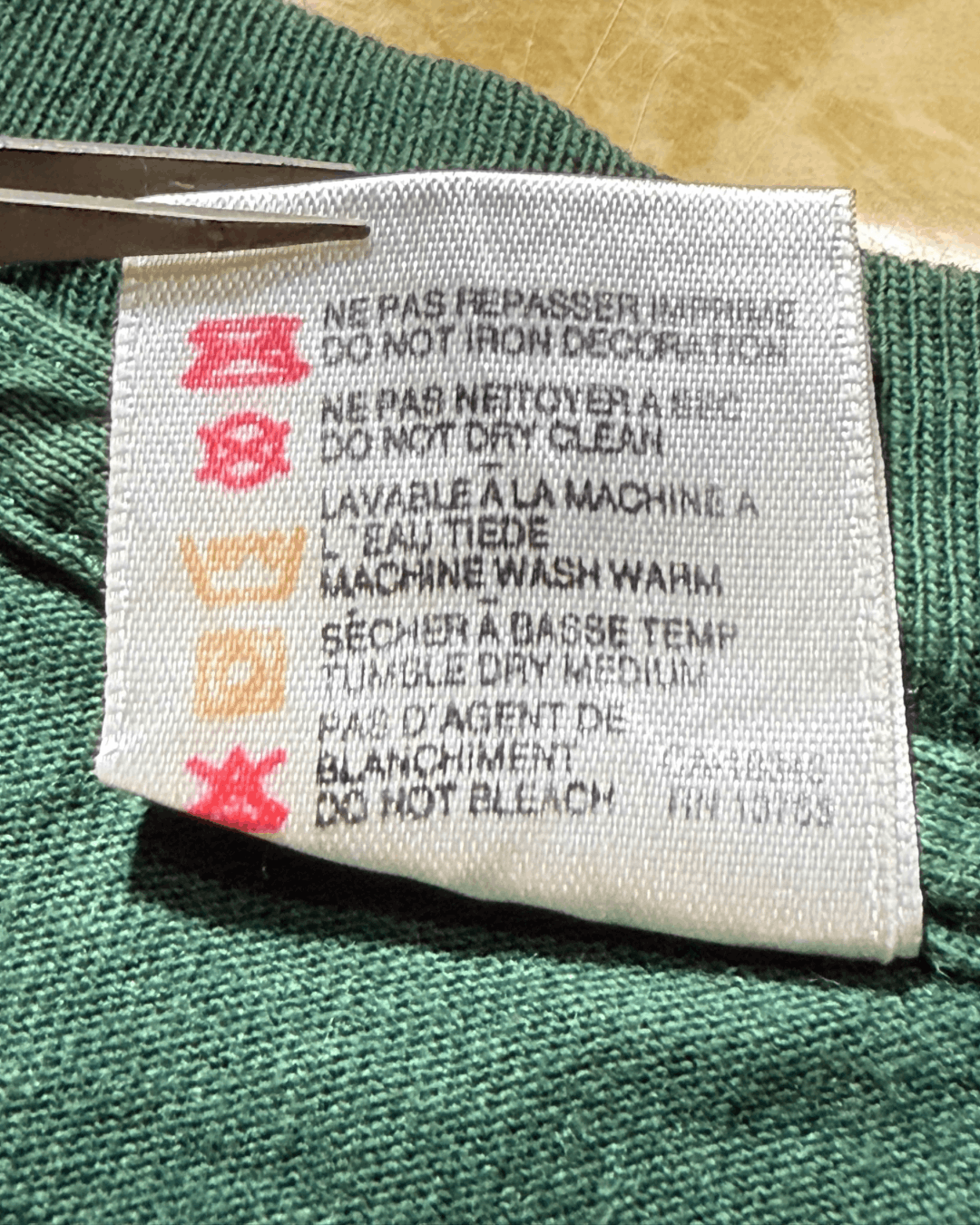 Fruit Of The Loom Vintage 90s CARE T-Shirt – Fruit of the Loom Canada – XL Size US XL / EU 56 / 4 - 5 Thumbnail