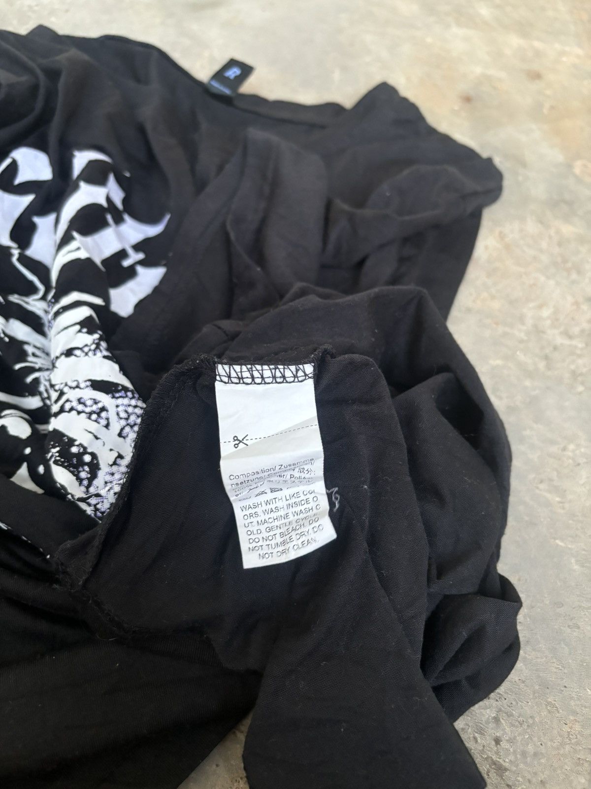 Hysteric Glamour × If Six Was Nine × Japanese Brand Y2k Solitude Ifwixwasnine Style Tshirt Size US XL / EU 56 / 4 - 6 Thumbnail