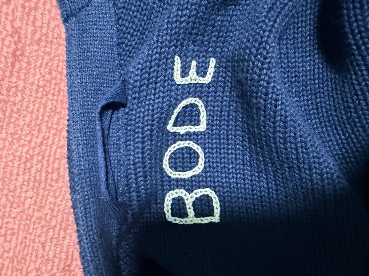 Bode Navy Double Breasted Cotton Knit Cardigan (Horse Pin) Size US S / EU 44-46 / 1 - 5 Thumbnail