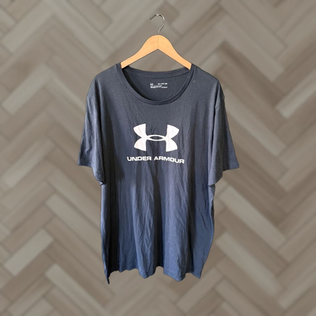 Under Armour Under Armour Shirt Mens Black Short Sleeve Athletic Graphic 3XL T-Shirt Pullover Sports Activewear Size US XXL / EU 58 / 5 - 1 Thumbnail