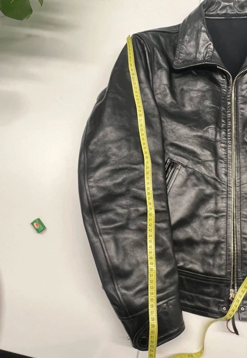 Freewheelers freewheelers Vintage Black Tea-Core Horsehide Biker Jacket Size US XXS / EU 40 - 7 Thumbnail