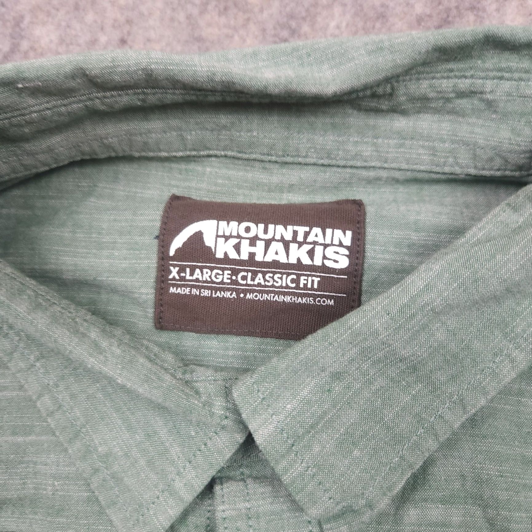 Mountain Khakis Mountain Khakis Shirt Mens XL Green Button Up 100% Organic Cotton Casual Outdoor Shirt Size US XL / EU 56 / 4 - 2 Thumbnail