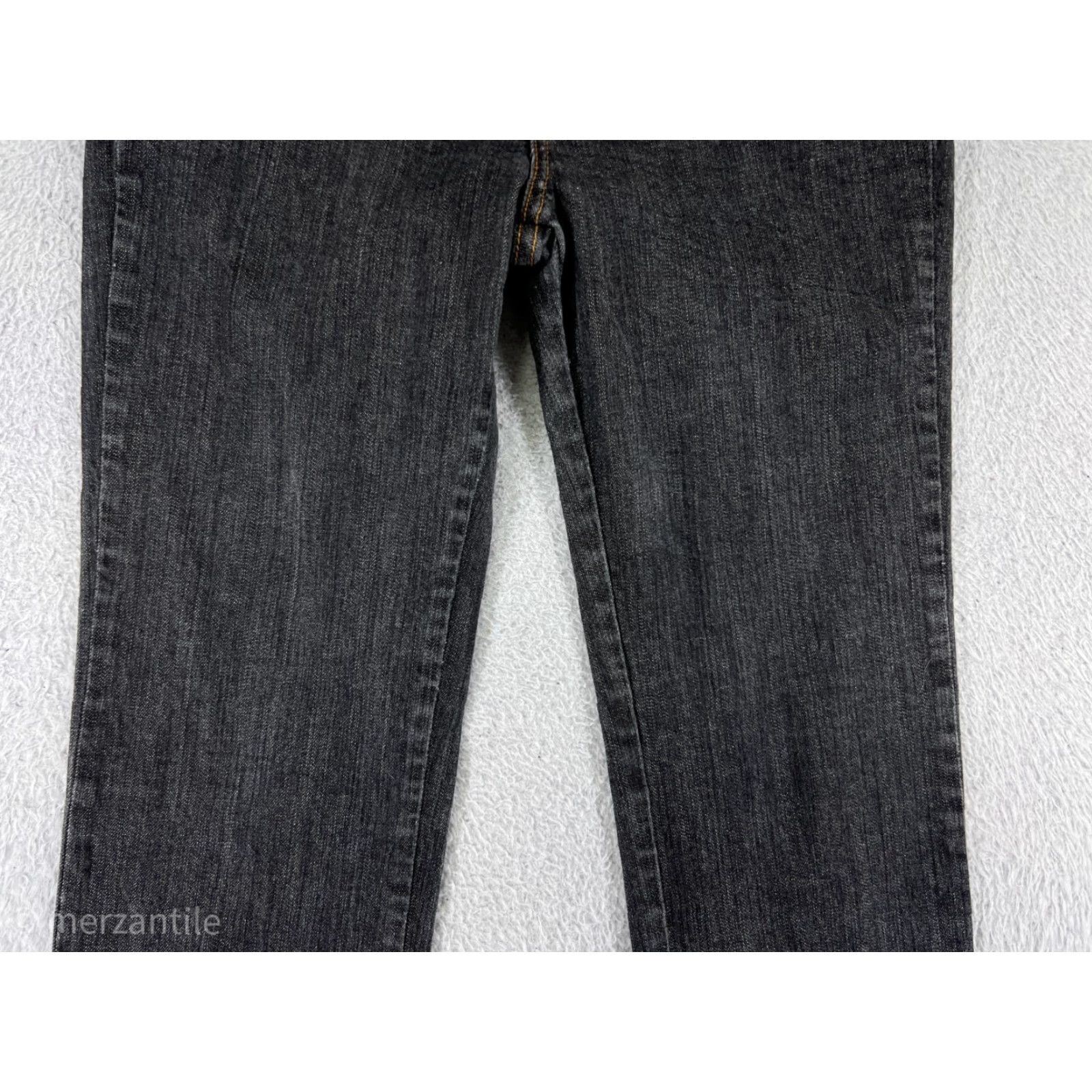 Vintage VINTAGE PACO Women's Jeans Pants Bootcut Slim Fit 11 Black Denim Cotton Blend Retro 90s Womens Size 32" / US 10 / IT 46 - 6 Thumbnail