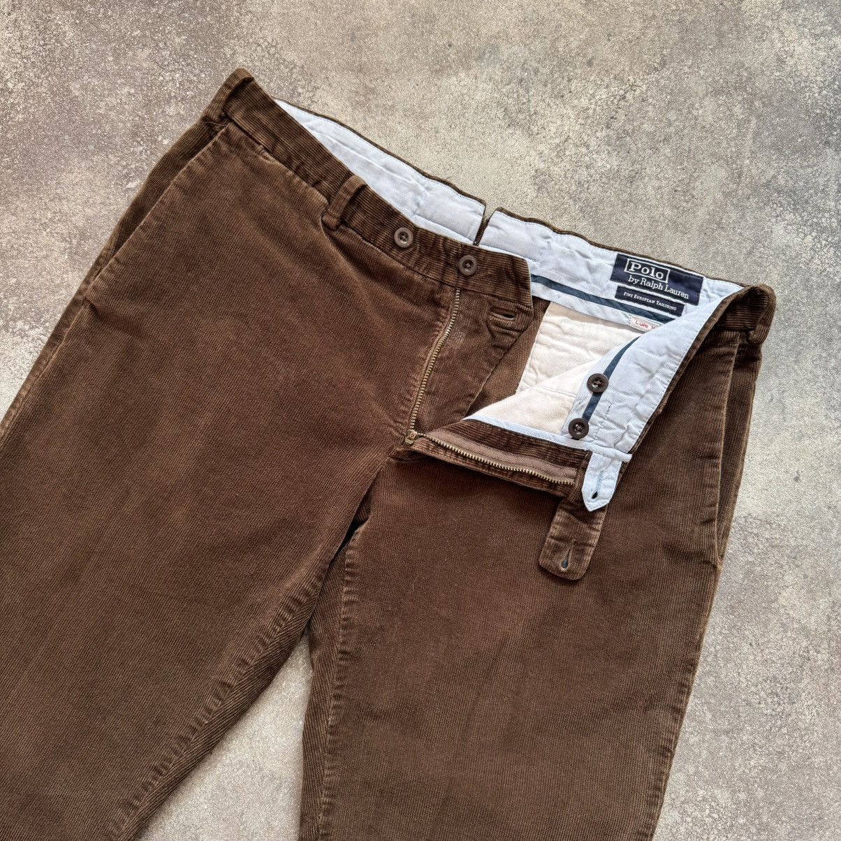 Polo Ralph Lauren Polo Ralph Lauren Vintage Brown Corduroy Pants Size US 36 / EU 52 - 1 Thumbnail
