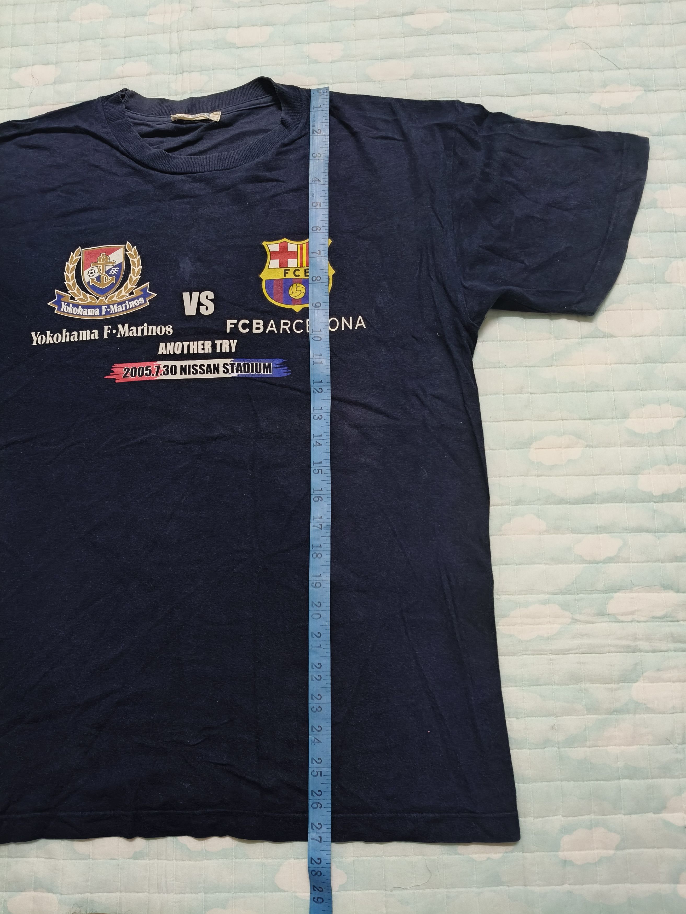 Japanese Brand Vintage Yokohama vs Barcelona Shirt Size US M / EU 48-50 / 2 - 5 Thumbnail