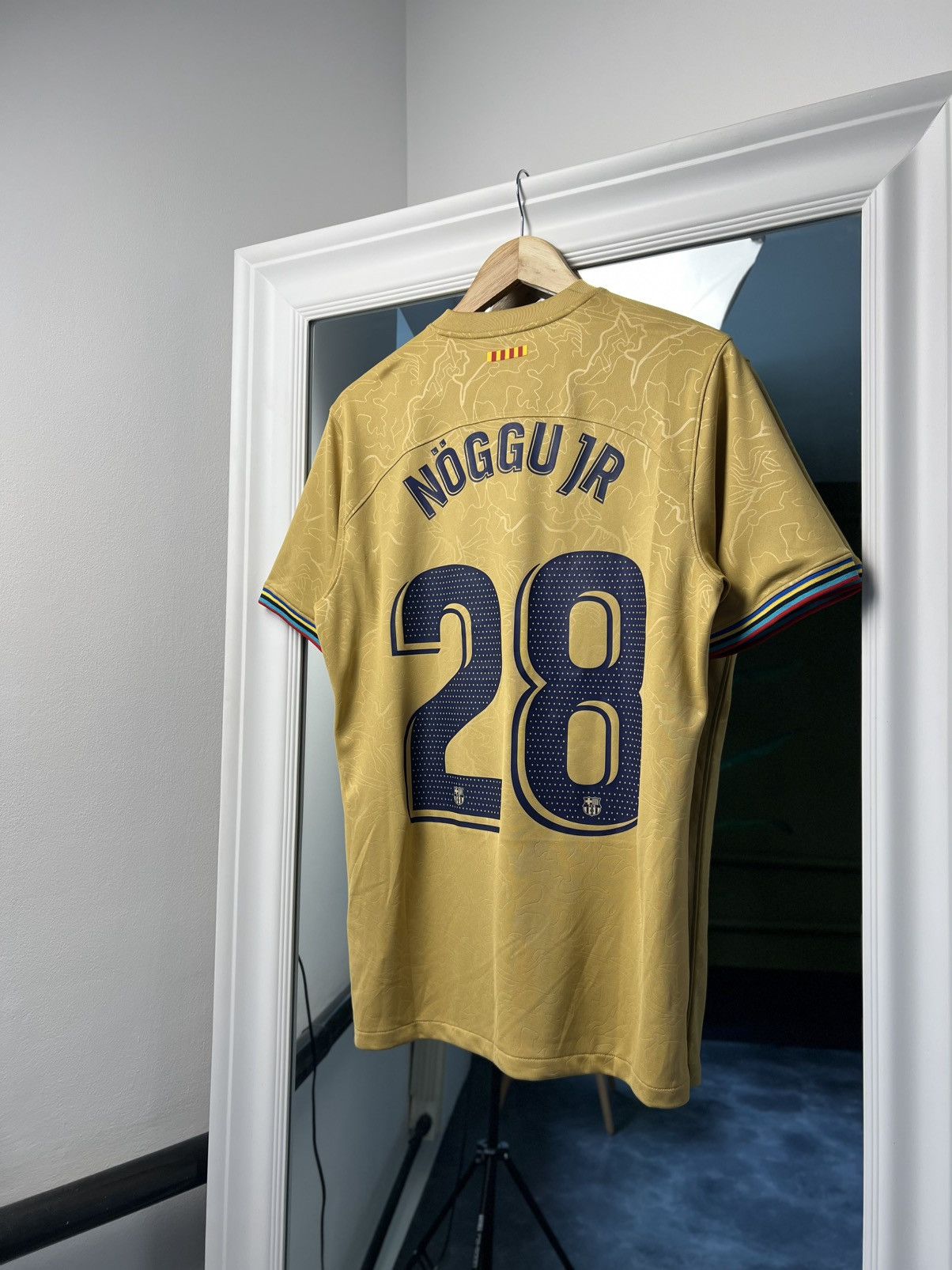 Nike Nike Barcelona Away Jersey 22/23 S Nöggu Jr #28 Size US S / EU 44-46 / 1 - 11 Thumbnail