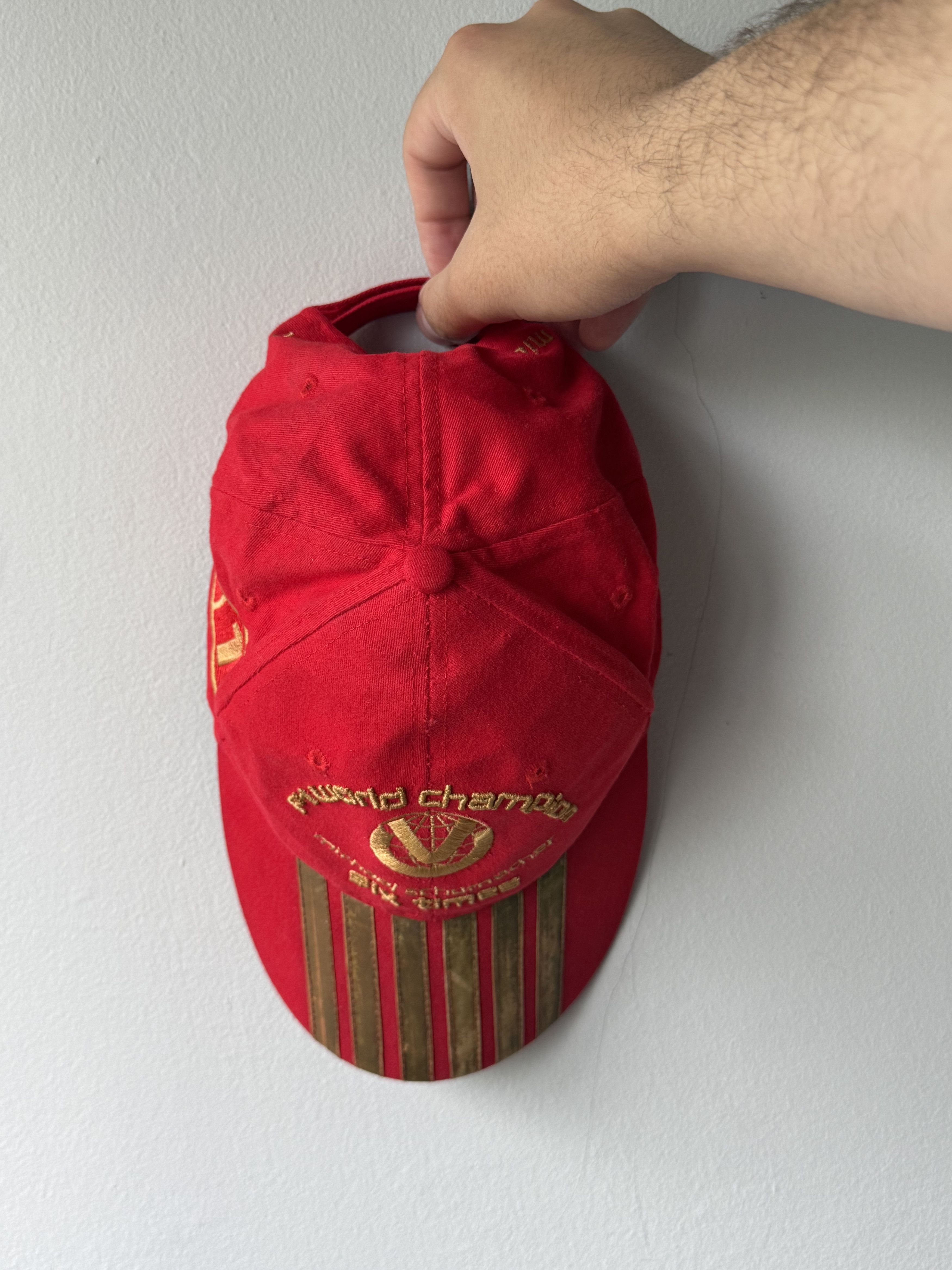 Formula 1 Vintage Michael Schumacher F1 World Champion Six Times Cap Size ONE SIZE - 5 Thumbnail