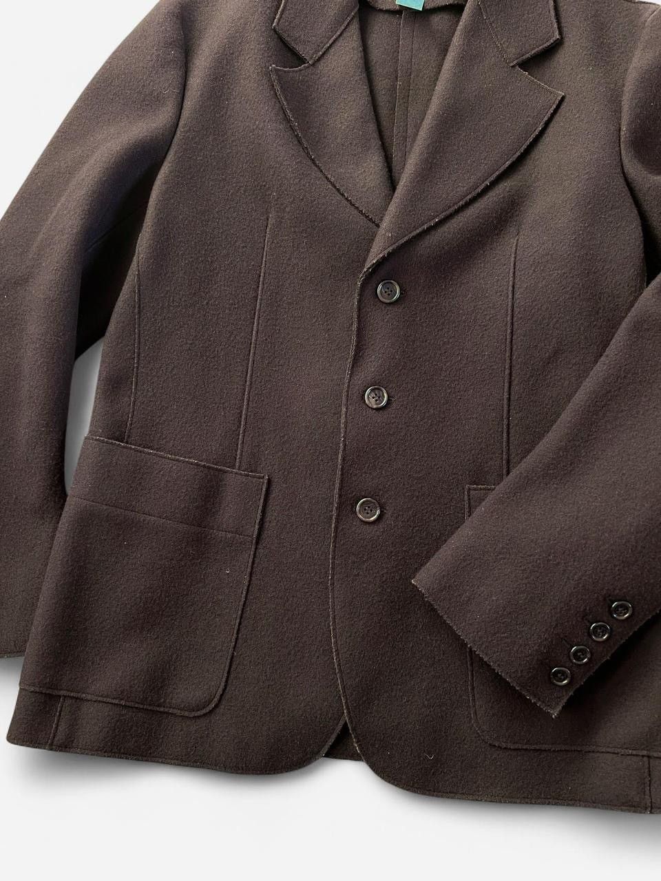 W&LT × Walter Van Beirendonck 90s brown wool blazer Size US M / EU 48-50 / 2 - 2 Thumbnail