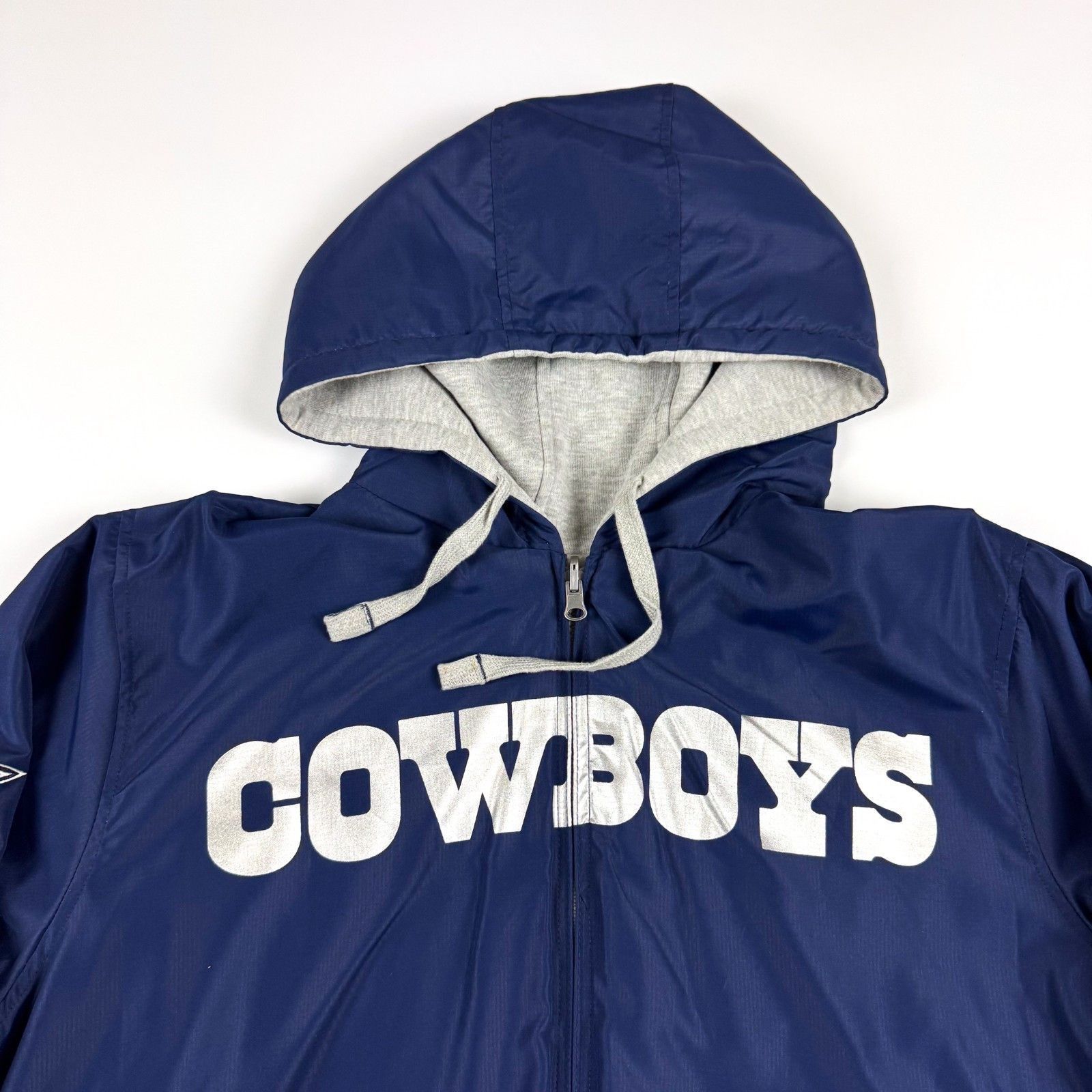 NFL New Dallas Cowboys Windbreaker XL Blue Gray NFL Reversible Size US XL / EU 56 / 4 - 5 Thumbnail