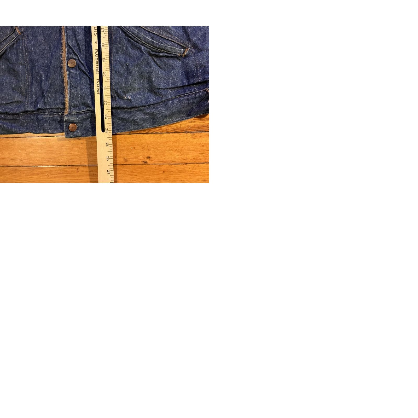 Vintage VINTAGE Blue Bell Maverick Denim Jacket Mens 36 Blue Sherpa Lined Bowling 70s Jacket Size US XXS / EU 40 - 9 Thumbnail