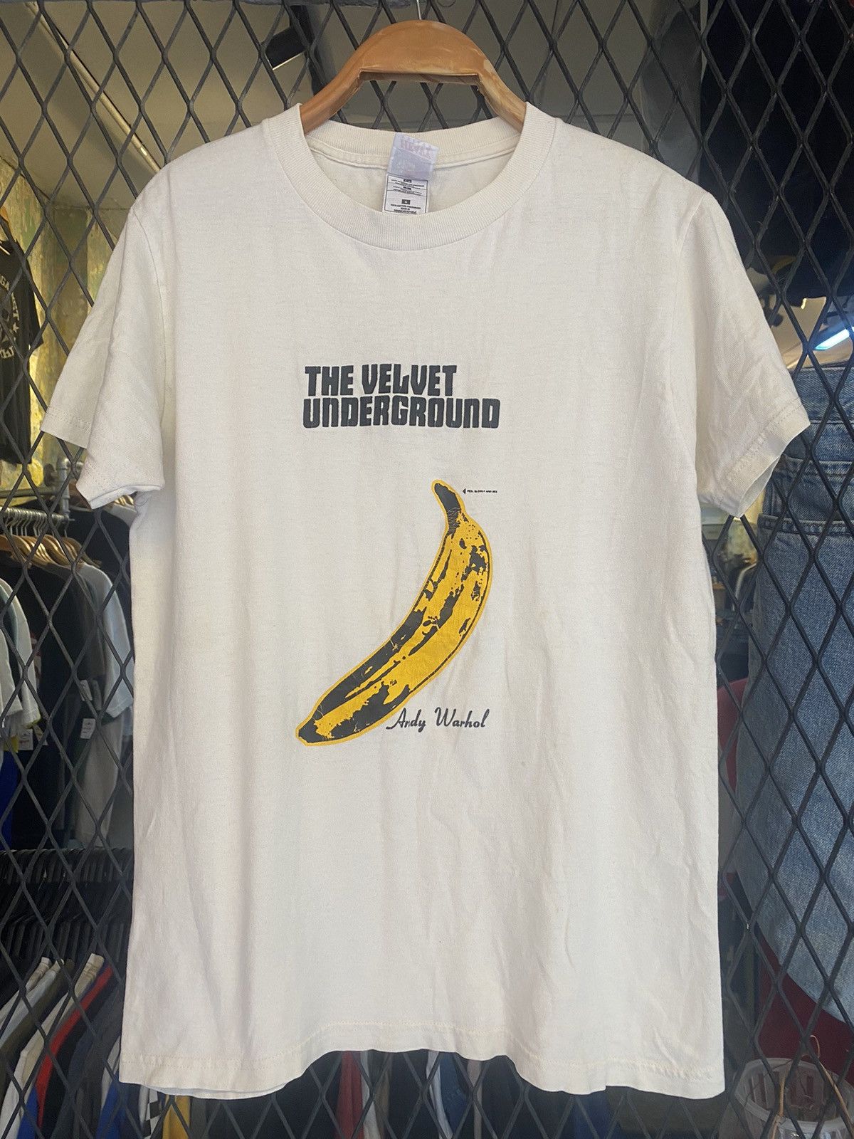 Andy Warhol × Vintage Vtg 90s Velvet Underground And Andy Warhol Pop Art T shirt Size US S / EU 44-46 / 1 - 2 Thumbnail