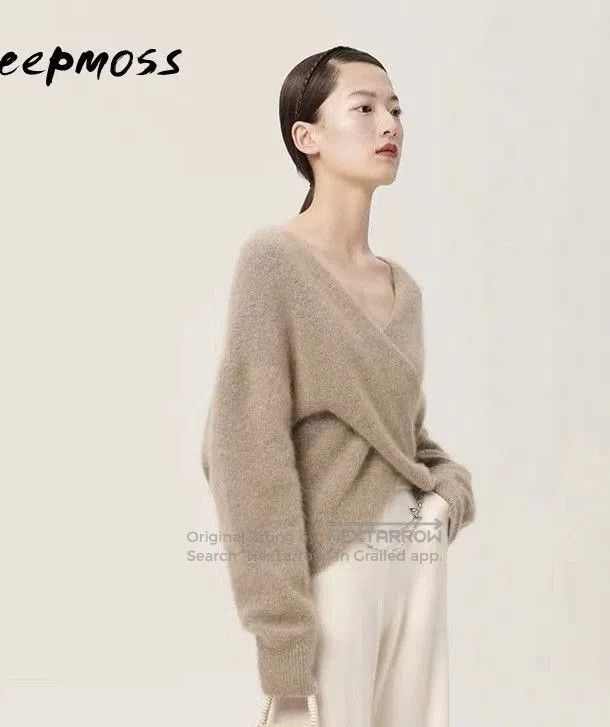 Japanese Brand Deepmoss Camel Mohair Sweater. Size S / US 4 / IT 40 - 7 Thumbnail