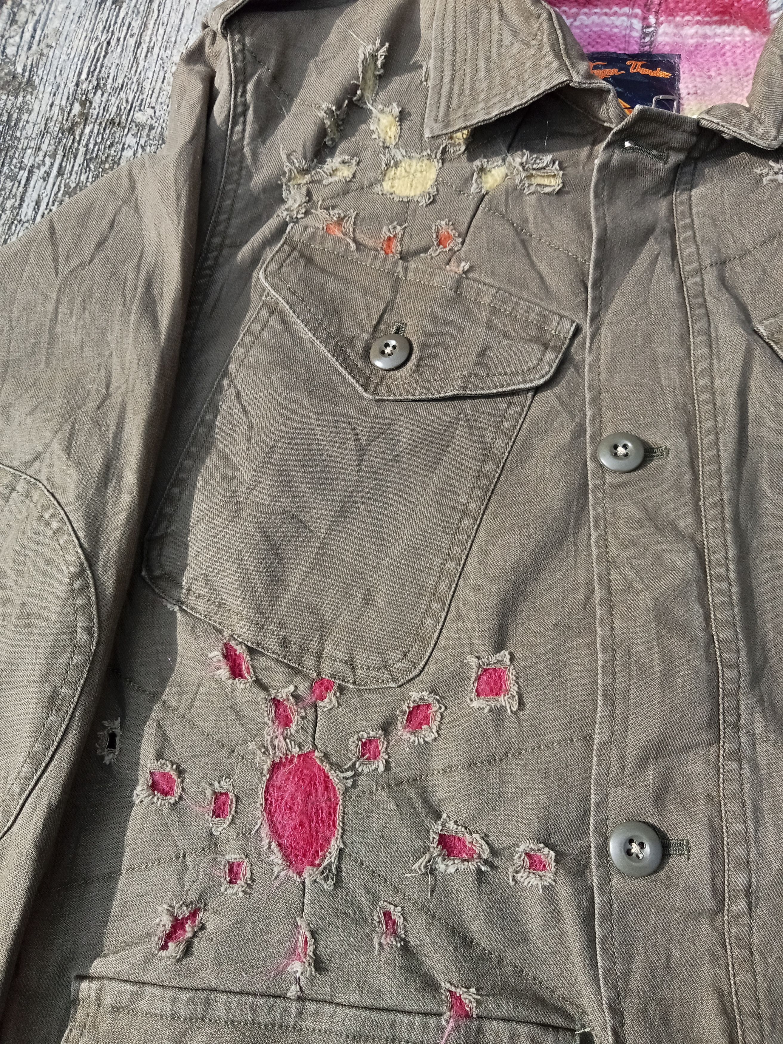 Japanese Brand Dragon Thunder distressed Parka Punk Jacket Size US M / EU 48-50 / 2 - 3 Thumbnail