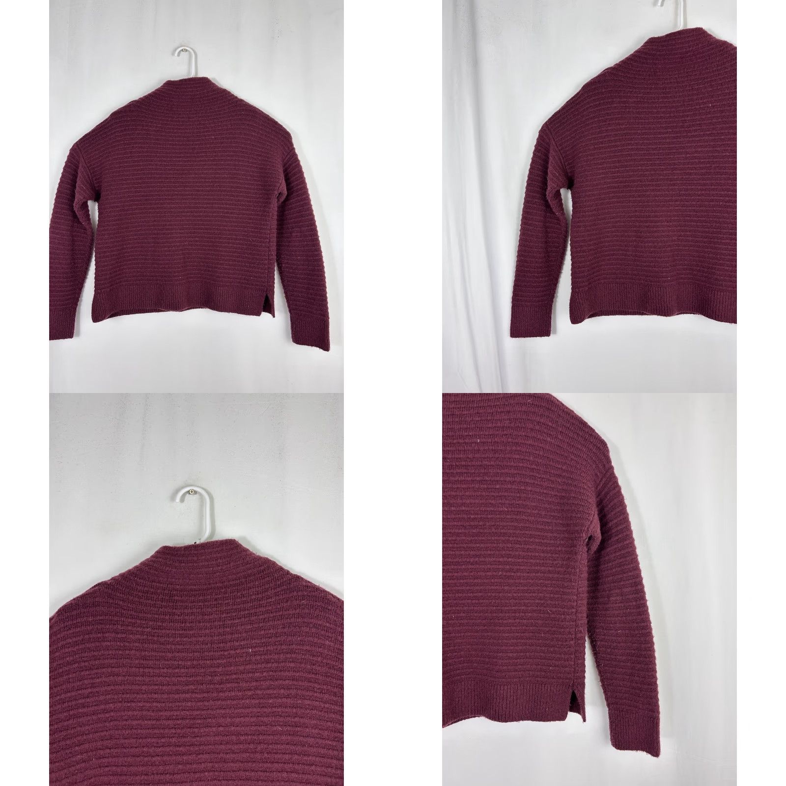 Madewell Madewell Sweater Cowl Neck Pullover Merino Wool Blend Womens Medium Red) Size M / US 6-8 / IT 42-44 - 9 Thumbnail