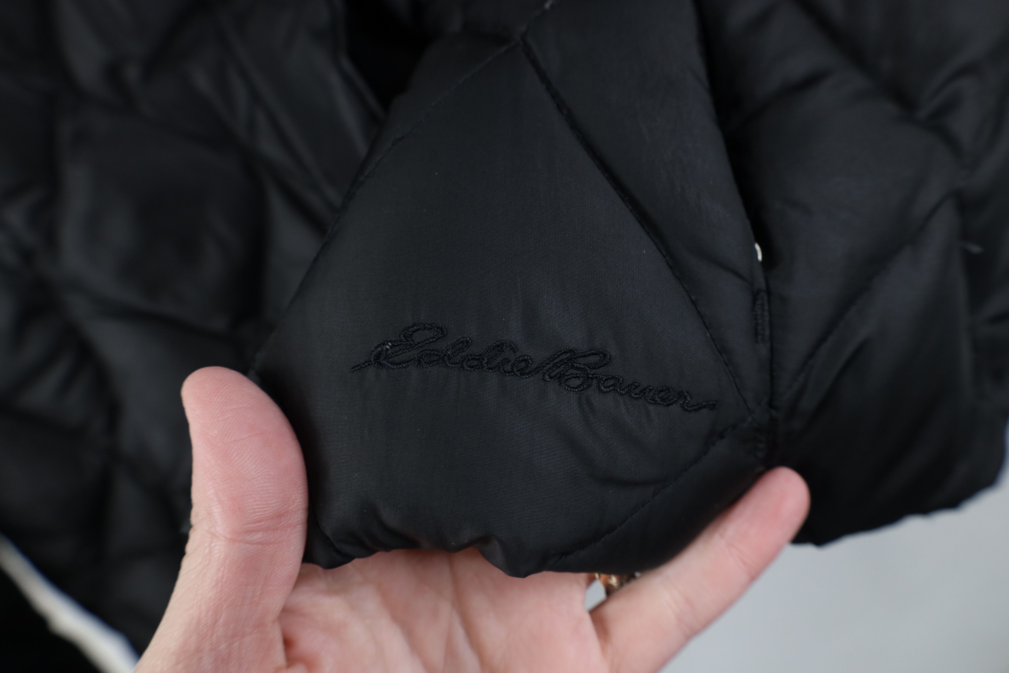 Eddie Bauer Vintage Eddie Bauer Goose Down Quilted Puffer Jacket Black Size XL / US 12-14 / IT 48-50 - 4 Thumbnail