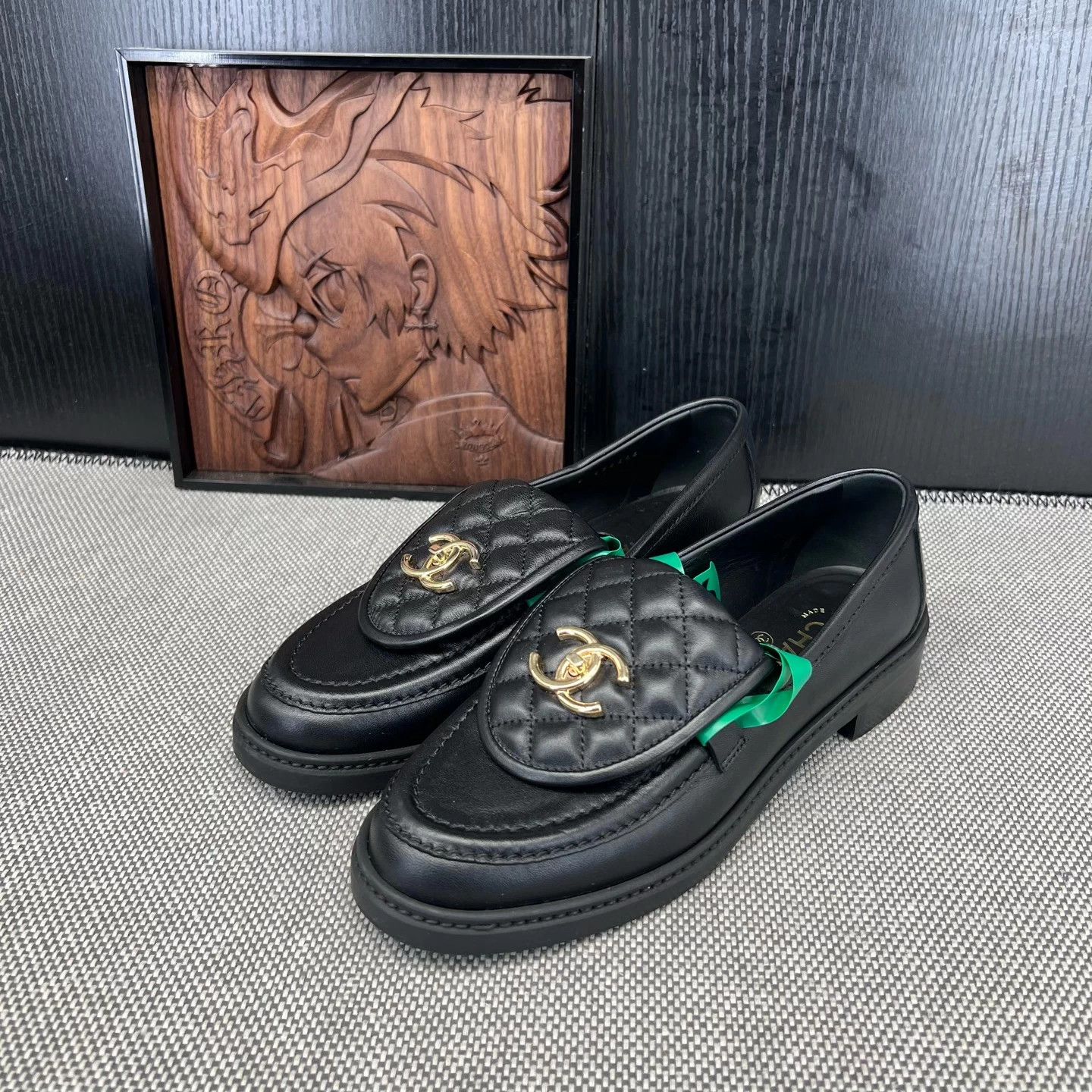 Chanel Chanel Flap Lambskin Loafers 38 Near New Size US 7 / IT 37 - 1 Thumbnail