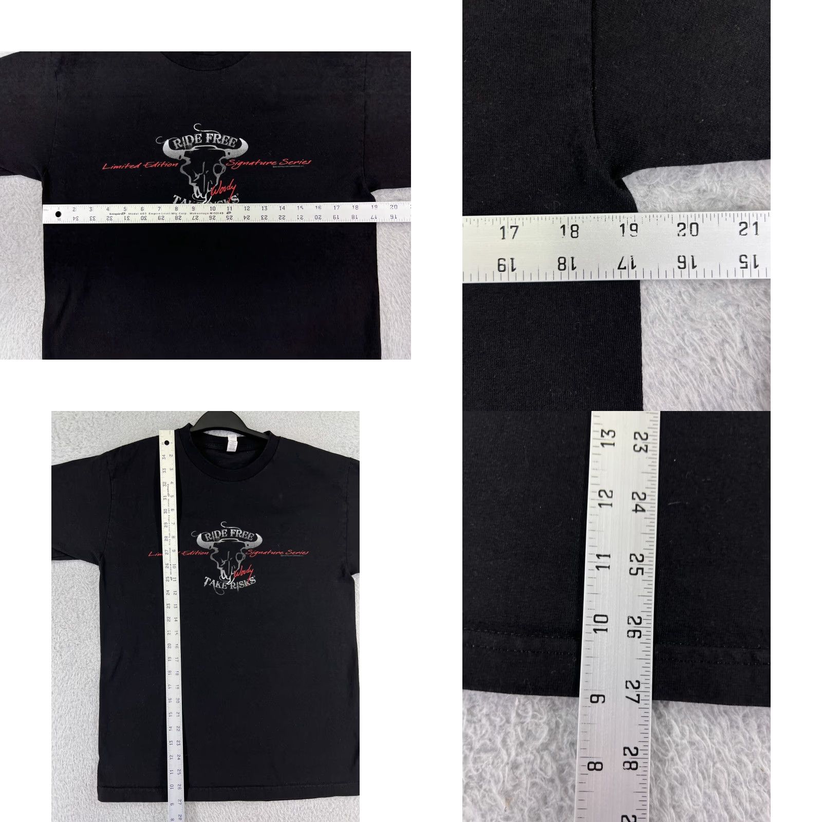 Vintage Buffalo Chip Shirt Men Medium Black 2018 Woody Signature Series Ride Free Cotton Shirt Men Black 2018 Woody Signature Series Ride Free Cotton Size US M / EU 48-50 / 2 - 9 Thumbnail