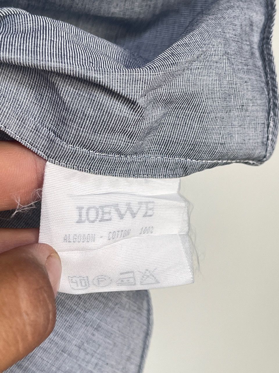 Loewe 🔥 shirt Loewe grey size L cotton luxury Size US L / EU 52-54 / 3 - 8 Thumbnail
