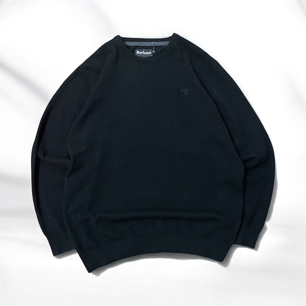 Barbour Barbour Sweater Tisbury Crew Neck black Wool Size XXL Size US XXL / EU 58 / 5 - 1 Thumbnail