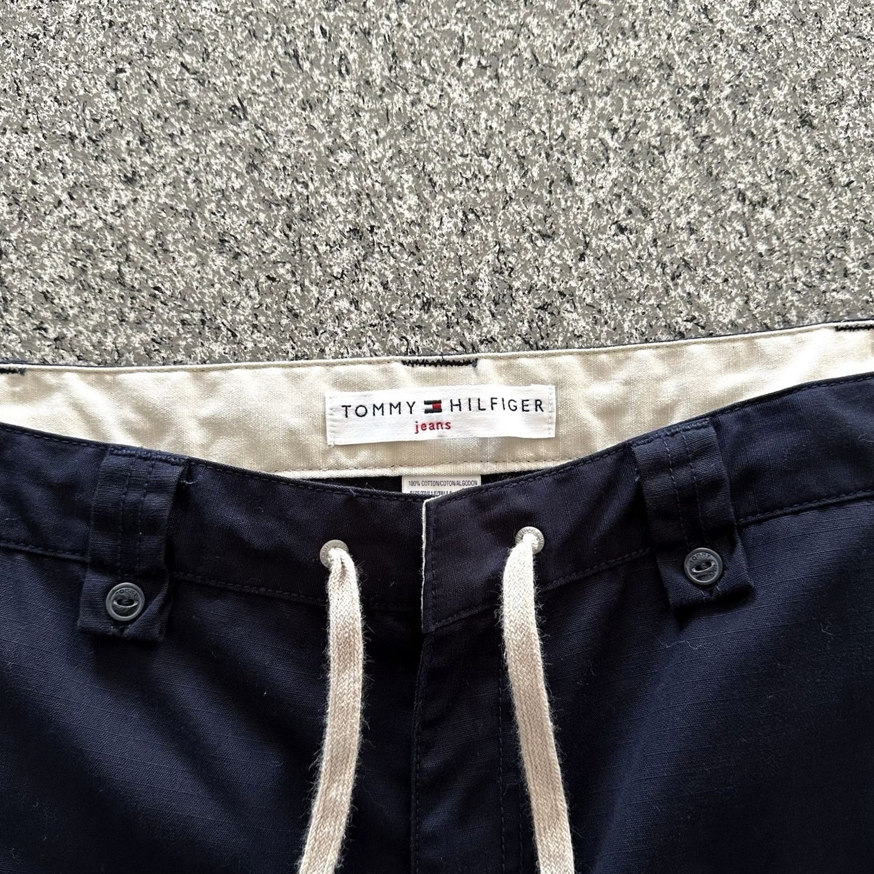 Tommy Hilfiger Tommy Hilfiger Pants Womens 16 Chino Straight 30in inseam Blue 32in Waist Vintage Y2K Buttoned Cuff Size 24" / US 00 / IT 34 - 4 Thumbnail