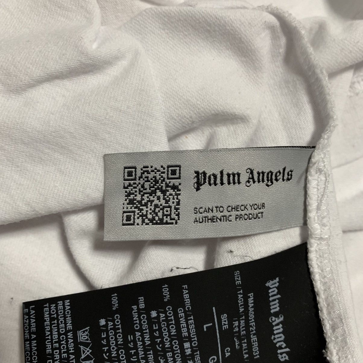 Palm Angels Palm Angels Medium Missoni Bear White Tee Size US M / EU 48-50 / 2 - 9 Thumbnail