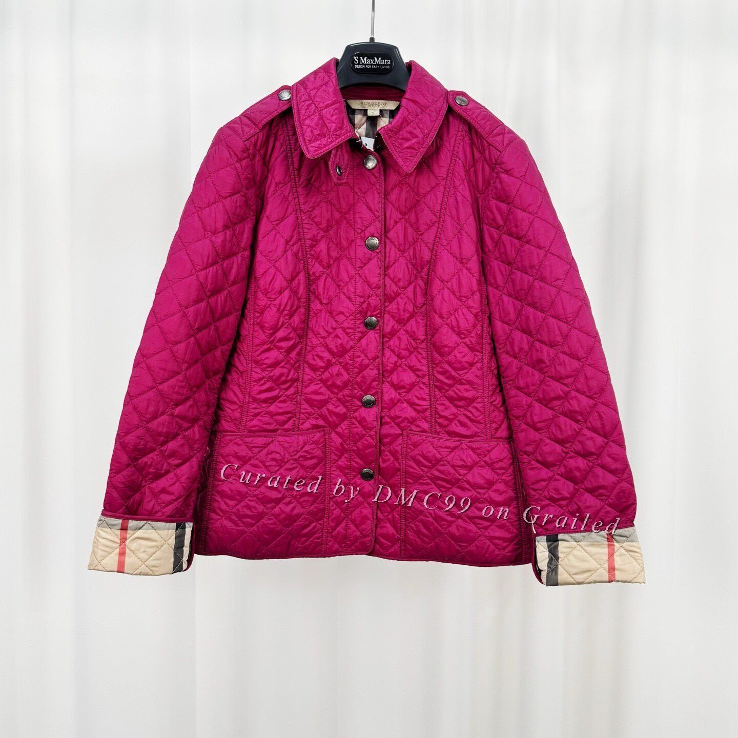 Burberry Burberry Quilted Check Puffer Jacket Size S / US 4 / IT 40 - 1 Thumbnail