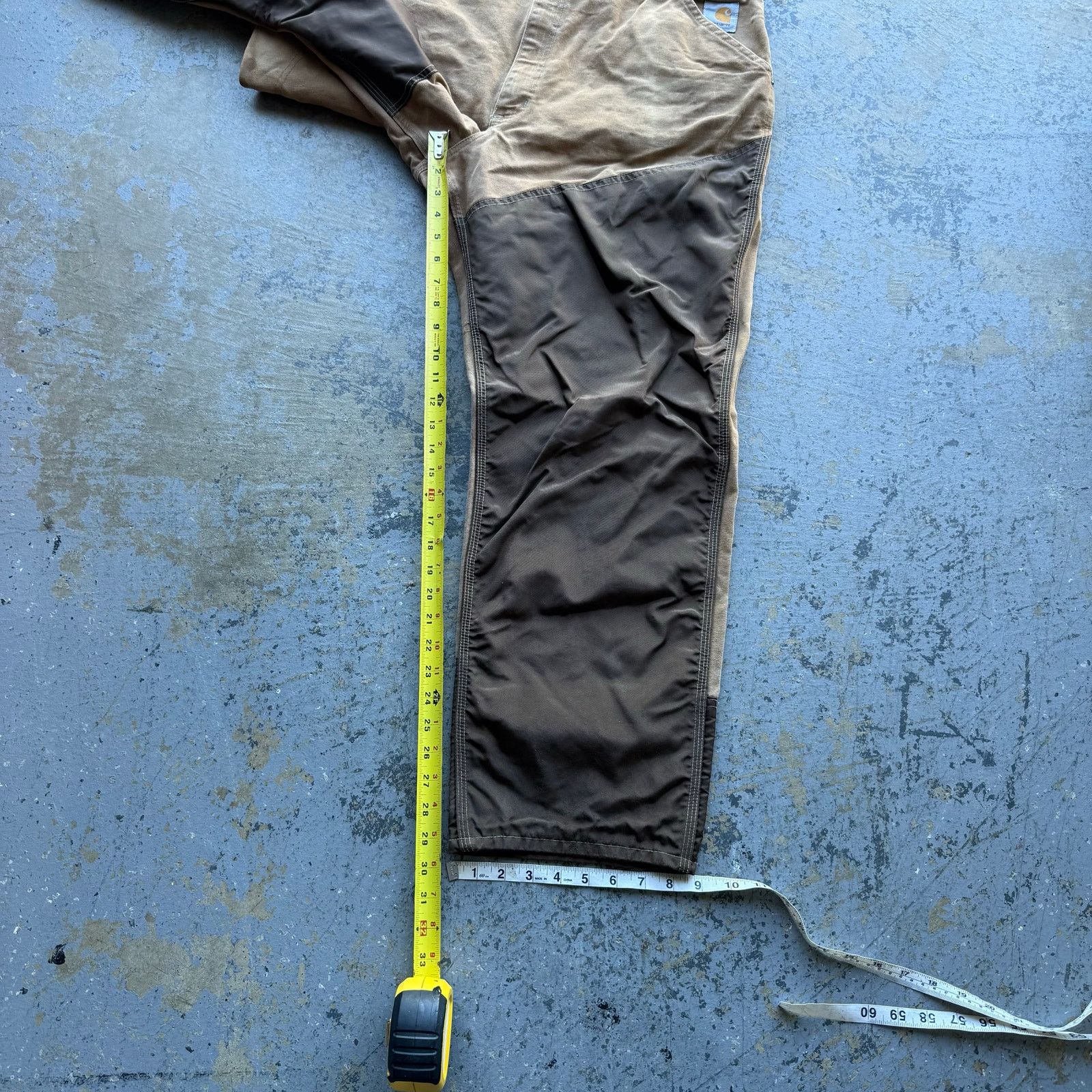 Carhartt wip single knee pants black Dearborn canvas