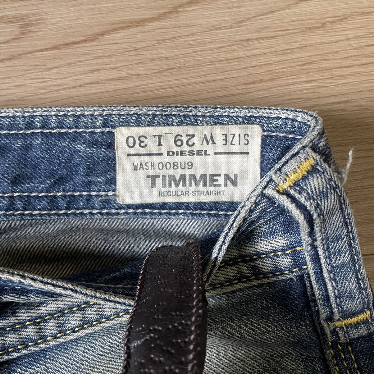 Diesel Vintage Diesel Distressed Straight Cut Faded Mud Wash Denim Size US 32 / EU 48 - 8 Thumbnail