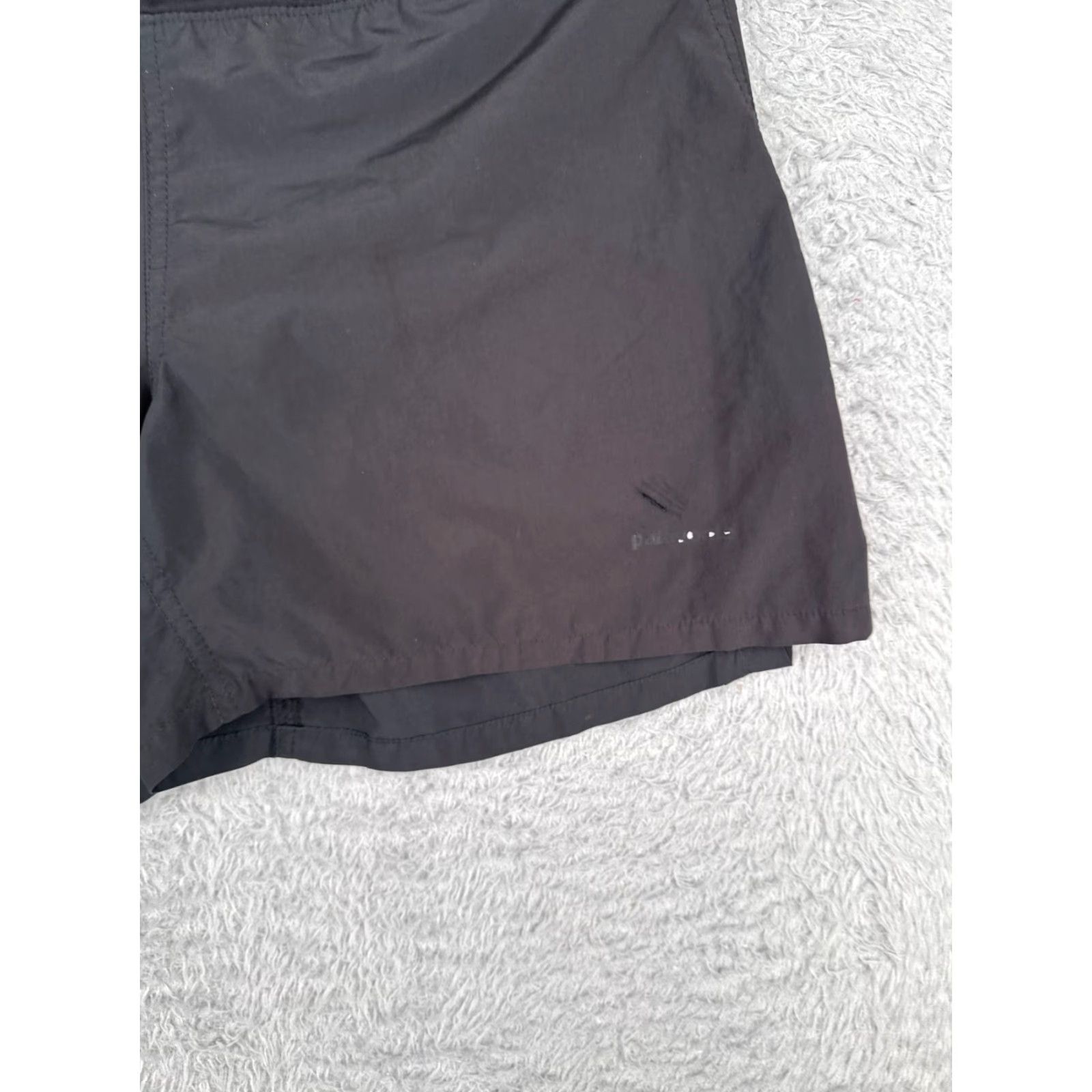 Patagonia Patagonia Shorts Women Medium Black Elastic Waist 100% Polyester Gym Run Workout Size 32" / US 10 / IT 46 - 2 Thumbnail