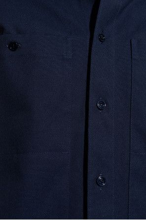 Gucci o1mt1gz0525 Cotton Canvas Shirt With Lable in Dark Blue Size US S / EU 44-46 / 1 - 5 Thumbnail