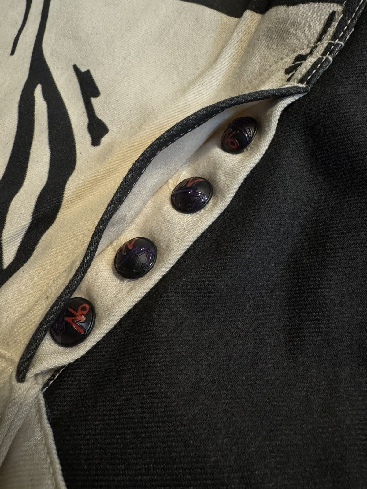 Matty Boy Matty Boy NYC Exclusive “99 EYES” Denim White Size US 34 / EU 50 - 5 Thumbnail