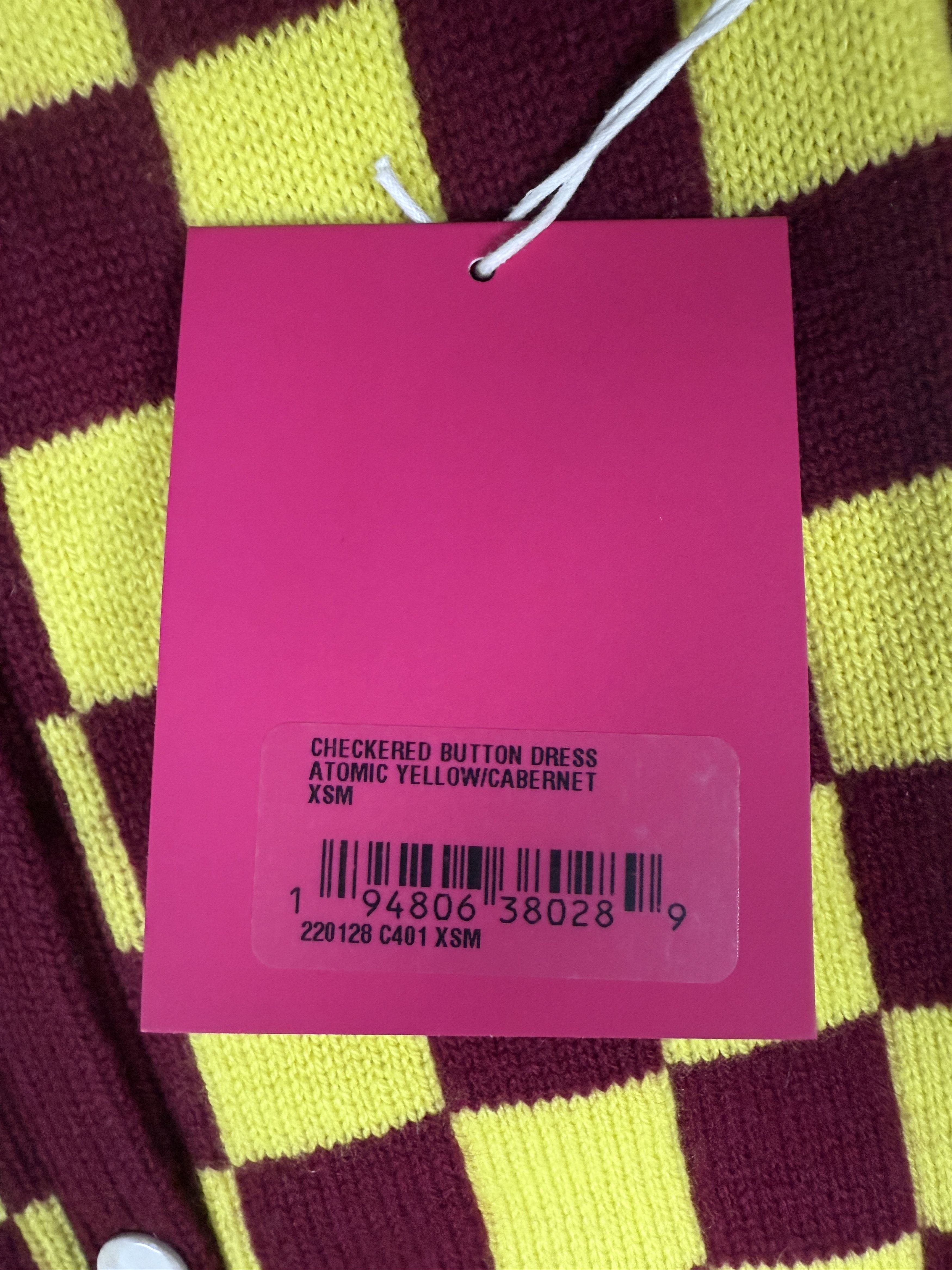 The Elder Statesman $1730 The Elder Statesman Checkered Button Dress Size XS / US 0-2 / IT 36-38 - 11 Thumbnail