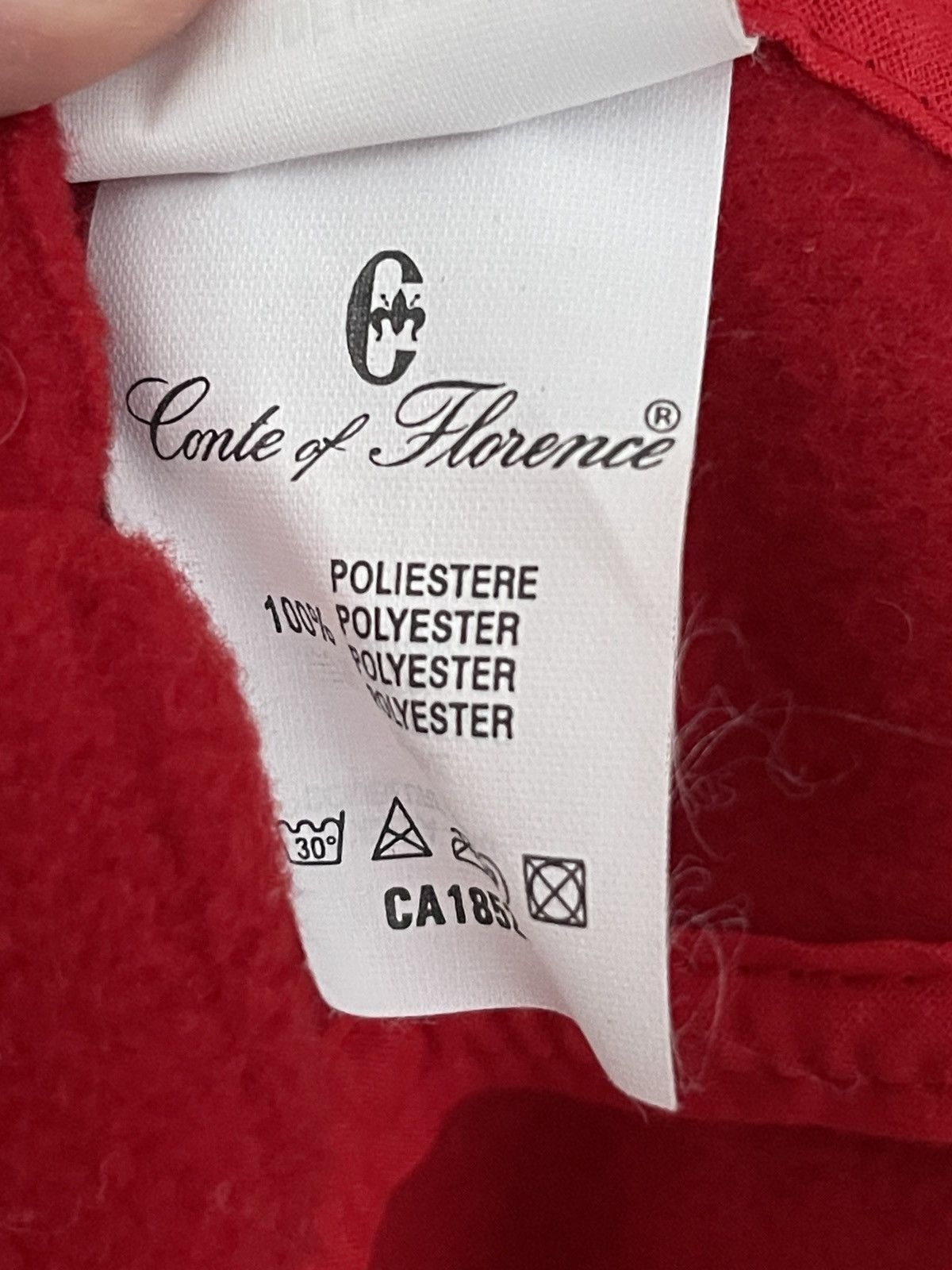 Conte of Florence Conte of Florence Red Fleece Ear-flap Cap Teflon Coated 56 S Size ONE SIZE - 7 Thumbnail