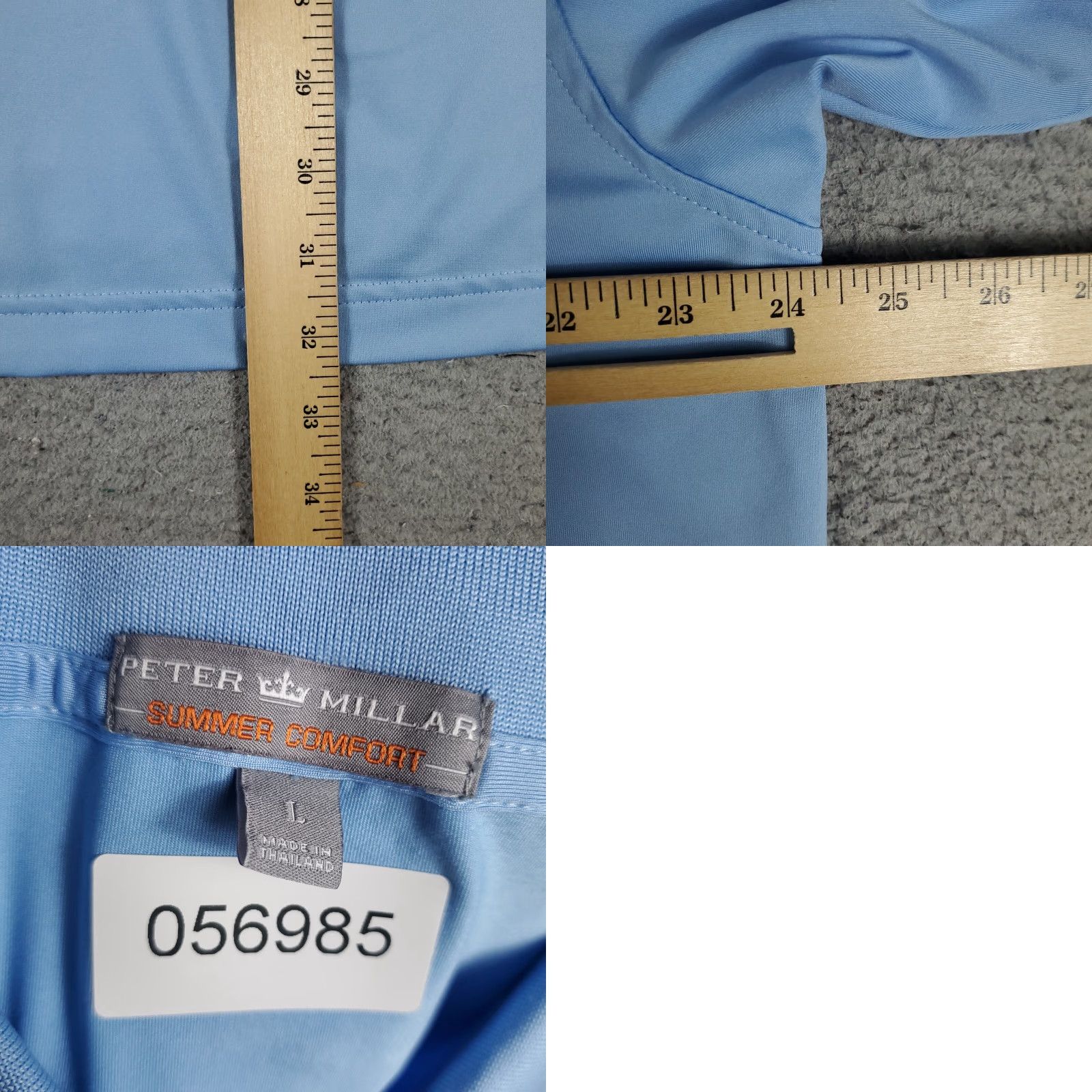 Peter Millar Peter Millar Polo Shirt Mens Large Blue Summer Comfort Short Sleeve Polo Casual Sports Mens Size US L / EU 52-54 / 3 - 8 Thumbnail