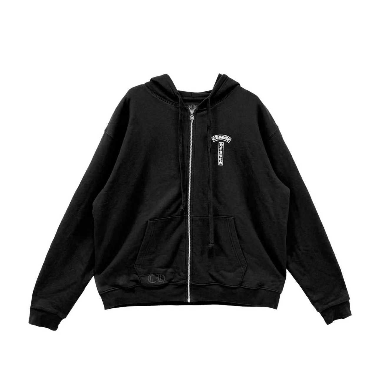 Chrome Hearts × Vintage 90s Chrome Hearts Zip Hoodie | Grailed