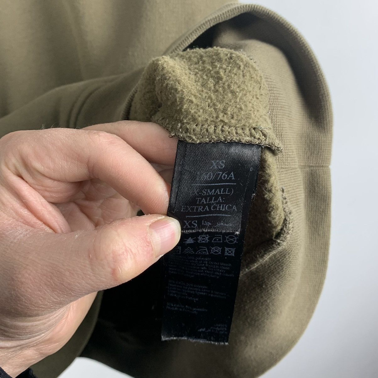 Allsaints Allsaints Big Logo Hoodie Khaki Green Designer Luxury Size XS / US 0-2 / IT 36-38 - 11 Thumbnail