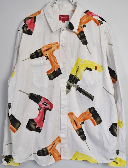 Supreme Supreme Drill Work Shirt graphic shirt 27960 - 789 124