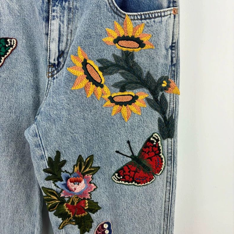 Gucci Gucci Embroidered denim trousers 2501-Nextarrow Size US 26 / EU 42 - 9 Thumbnail
