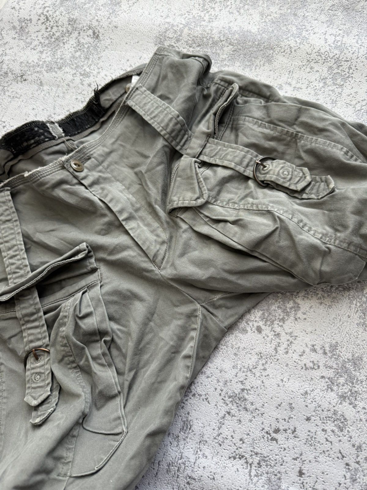 Marithe + Francois Girbaud Rare Marithe Francois Girbaud Utility Cargo Vintage Pants Size 29" - 8 Thumbnail