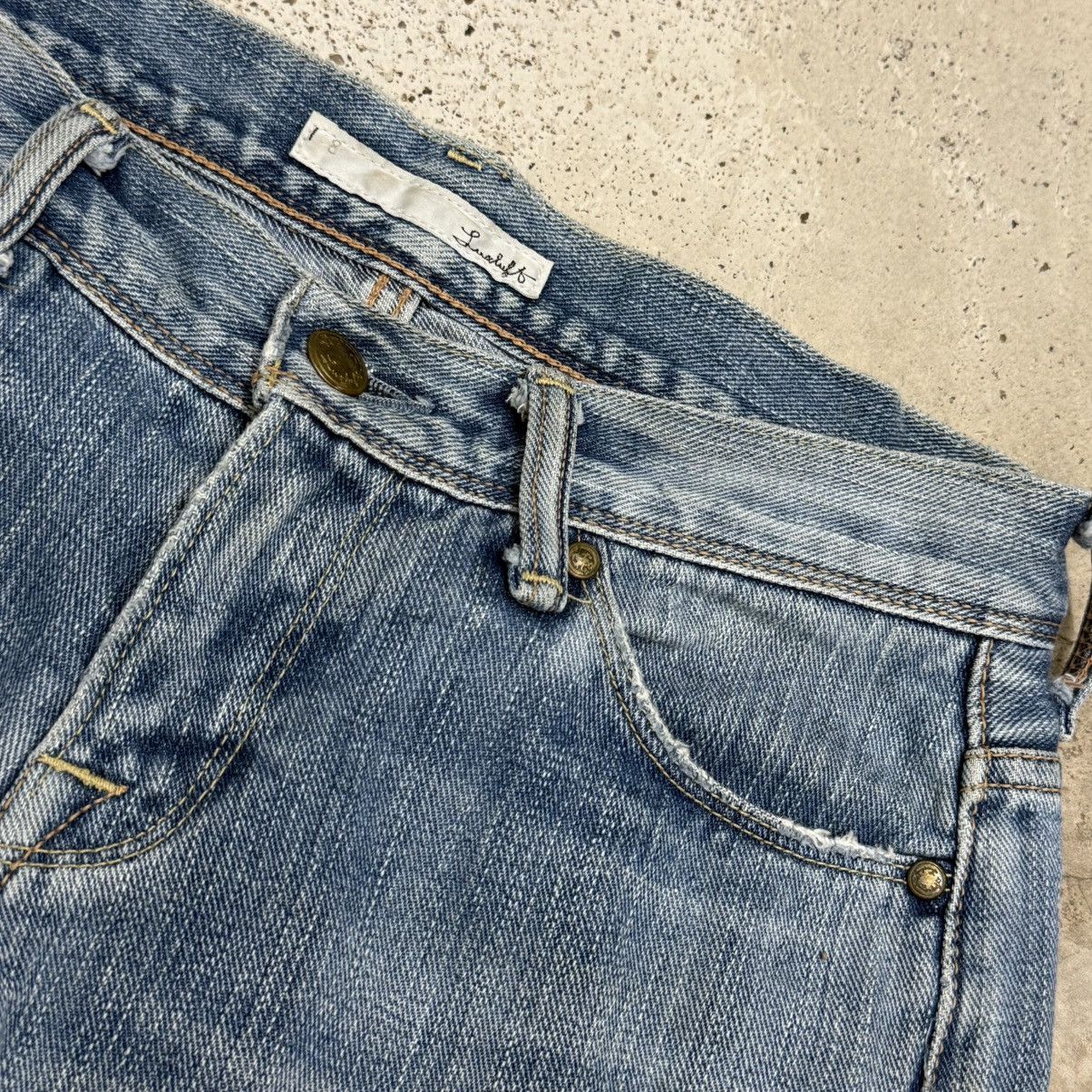 Japanese Brand Japanese Distressed Paint Splitter Dirty Denim Pants Size 27" / US 4 / IT 40 - 9 Thumbnail