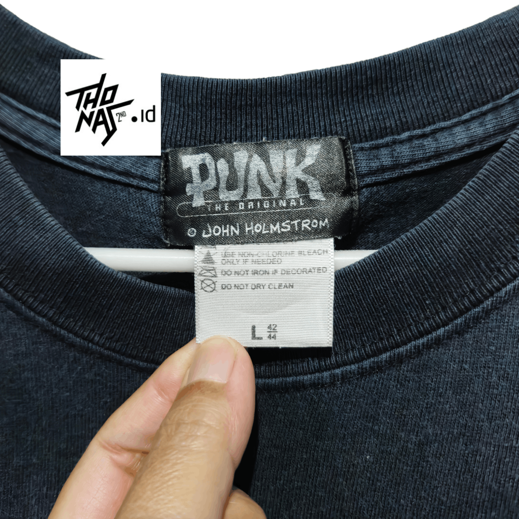 トップス 6(ROKU)JOHN HOLMSTROM PUNK SWEAT Vintage Punk John Holmstrom Hardcore New York Magazine L