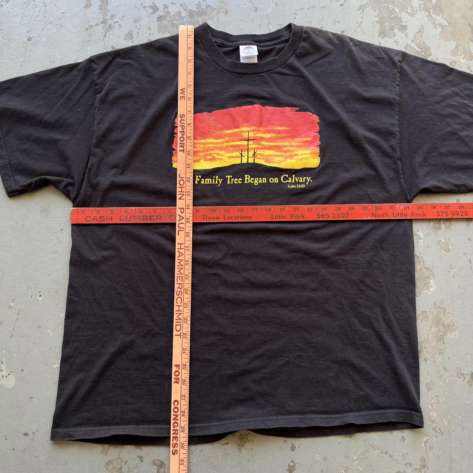 Delta × Vintage Vintage Y2K Crucifixion Cross Bible Verse Sunset Jesus Shirt Size US XXL / EU 58 / 5 - 4 Thumbnail