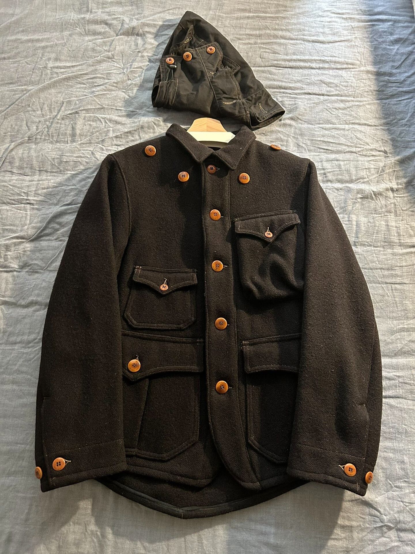 Freewheelers freewheelers cascades hunting jacket with hood Size US S / EU 44-46 / 1 - 1 Thumbnail