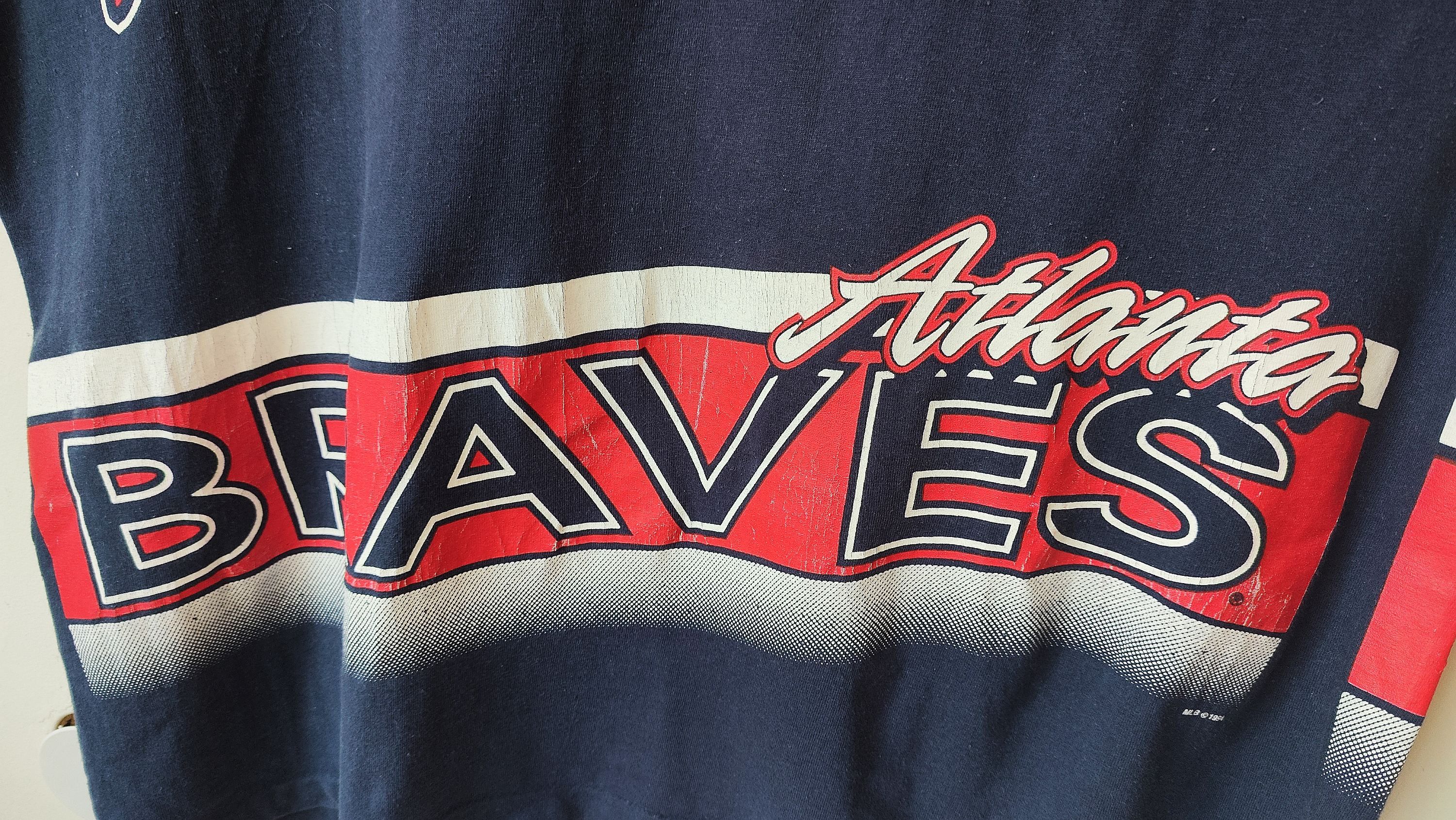 MLB Vintage 90s MLB Atlanta Braves x Salem Full Jersey Tshirt Size US XL / EU 56 / 4 - 6 Thumbnail