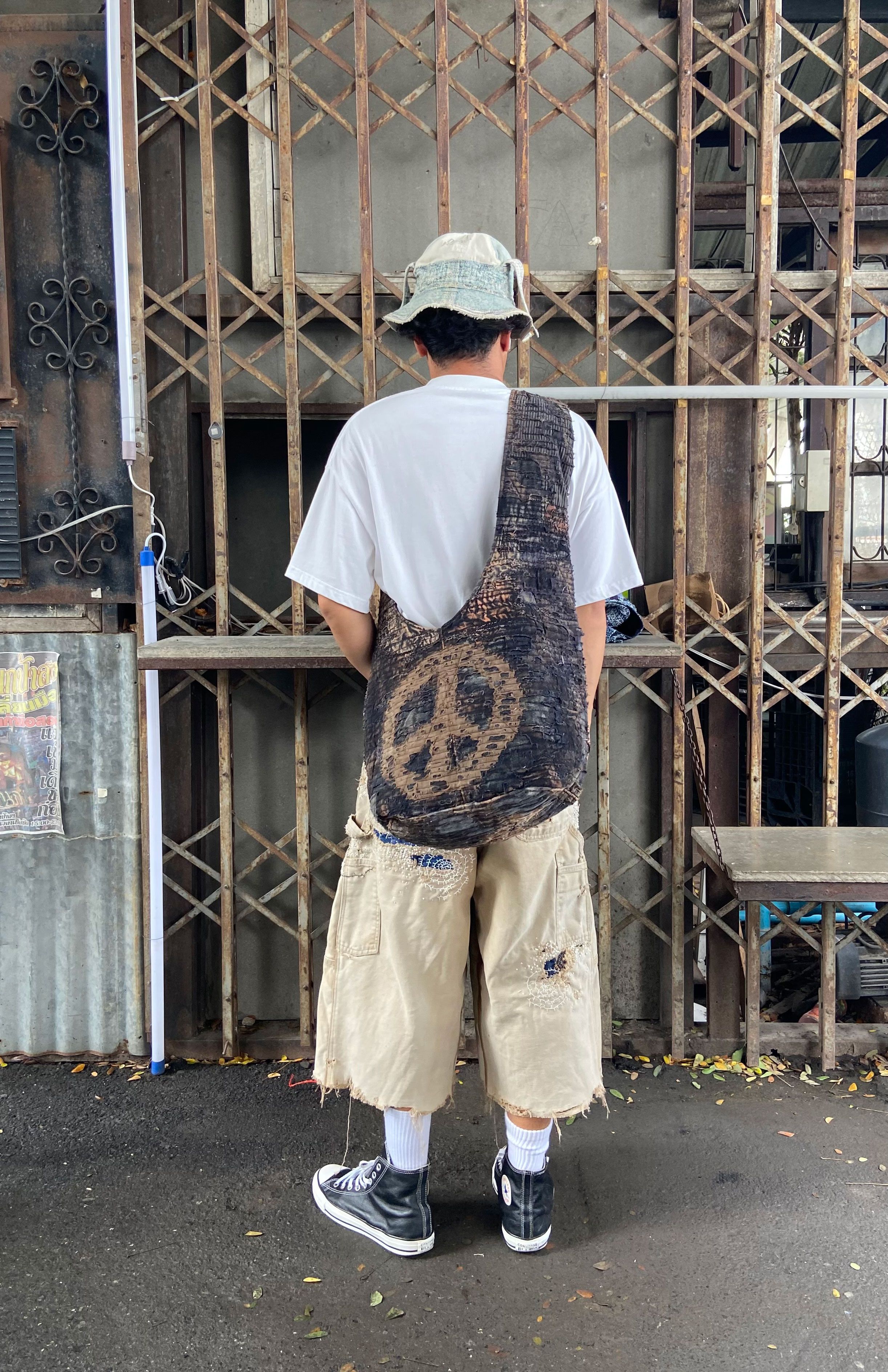 Japanese Brand BORO Damaged Tsuno Bag Size ONE SIZE - 4 Thumbnail